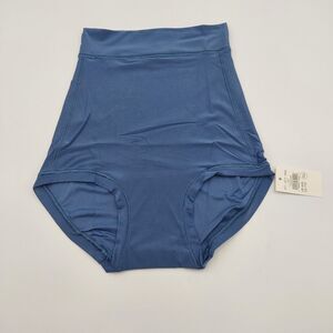 AERIE size XXS SMOOTHES EVERYDAY Super High-Rise Boybrief UNDERWEAR Culotte Blue